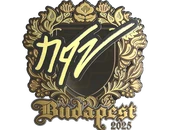 Sticker | NQZ (Gold) | Budapest 2025 image