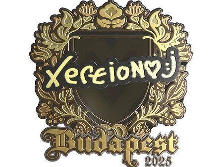 Sticker | xertioN (Gold) | Budapest 2025 image