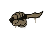 Sealed Graffiti | Backstab (Dust Brown) image