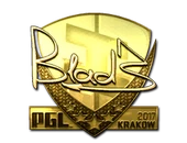 Sticker | B1ad3 (Gold) | Krakow 2017 image