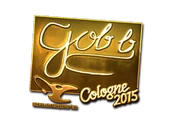 Sticker | gob b (Gold) | Cologne 2015 image