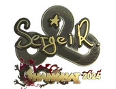 Sticker | Ax1Le (Gold) | Shanghai 2024 image