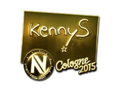 Sticker | kennyS (Gold) | Cologne 2015 image
