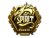 Sticker | Team Spirit (Gold) | London 2018 image