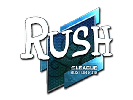 Sticker | RUSH (Foil) | Boston 2018 image