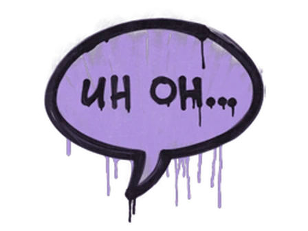 Sealed Graffiti | Uh Oh (Violent Violet) image