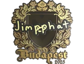 Sticker | Jimpphat (Gold) | Budapest 2025 image