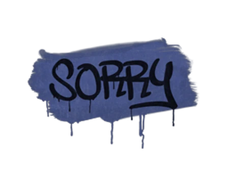 Sealed Graffiti | Sorry (SWAT Blue) image