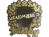 Sticker | venomzera (Gold) | Budapest 2025 image
