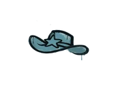 Sealed Graffiti | Sheriff (Wire Blue) image