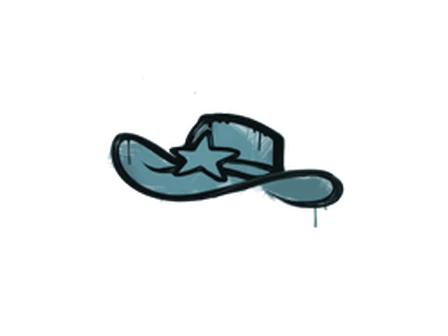 Sealed Graffiti | Sheriff (Wire Blue) image