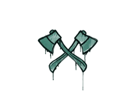 Sealed Graffiti | X-Axes (Frog Green) image