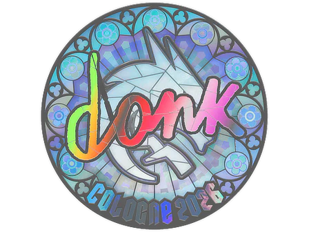 Sticker | donk (Holo) | Cologne 2026 image