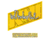 Sticker | w0nderful (Glitter) | Copenhagen 2024 image