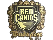 Sticker | RED Canids (Gold) | Budapest 2025 image