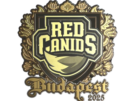 Sticker | RED Canids (Gold) | Budapest 2025 image
