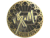 Sticker | v$m (Gold) | Cologne 2026 image
