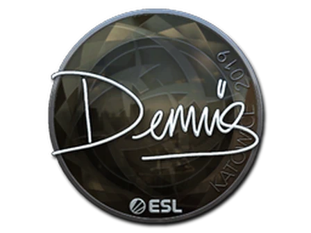 Sticker | dennis (Foil) | Katowice 2019 image