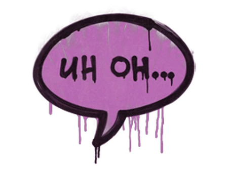 Sealed Graffiti | Uh Oh (Bazooka Pink) image