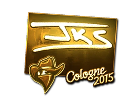 Sticker | jks (Gold) | Cologne 2015 image
