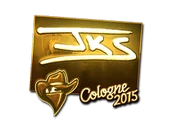 Sticker | jks (Gold) | Cologne 2015 image