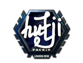 Sticker | hutji (Foil) | London 2018 image