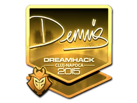 Sticker | dennis (Gold) | Cluj-Napoca 2015 image