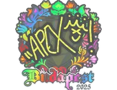 Sticker | apEX (Holo) | Budapest 2025 image
