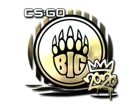 Sticker | BIG (Gold) | 2020 RMR image
