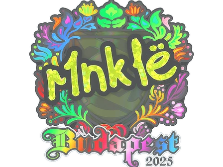 Sticker | r1nkle (Holo) | Budapest 2025 image