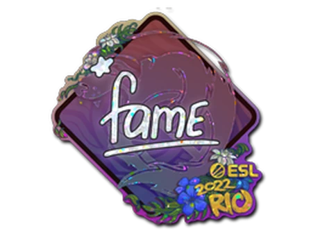 Sticker | fame (Glitter) | Rio 2022 image