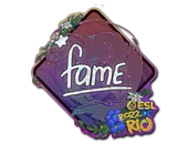 Sticker | fame (Glitter) | Rio 2022 image