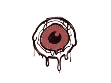 Sealed Graffiti | Eye Spy (Blood Red) image