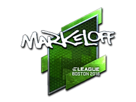 Sticker | markeloff (Foil) | Boston 2018 image