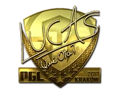 Sticker | LUCAS1 (Gold) | Krakow 2017 image