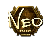 Sticker | NEO (Gold) | London 2018 image