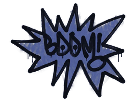 Sealed Graffiti | BOOM (SWAT Blue) image