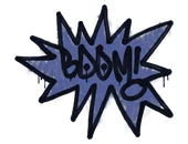 Sealed Graffiti | BOOM (SWAT Blue) image