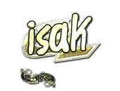 Sticker | isak (Gold) | Paris 2023 image