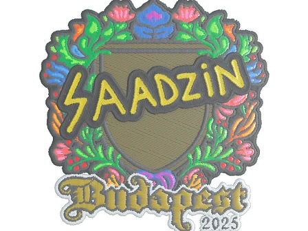Sticker | saadzin (Embroidered) | Budapest 2025 image