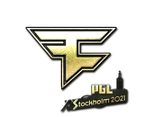 Sticker | FaZe Clan (Gold) | Stockholm 2021 image