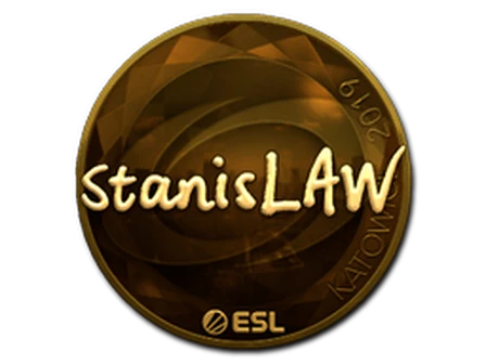 Sticker | stanislaw (Gold) | Katowice 2019 image