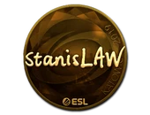 Sticker | stanislaw (Gold) | Katowice 2019 image