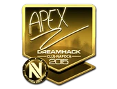 Sticker | apEX (Gold) | Cluj-Napoca 2015 image