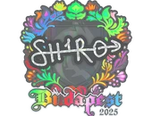 Sticker | sh1ro (Holo) | Budapest 2025 image