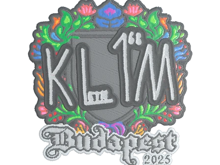 Sticker | kl1m (Embroidered) | Budapest 2025 image