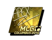 Sticker | apEX (Gold) | MLG Columbus 2016 image