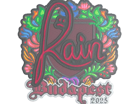 Sticker | rain (Embroidered) | Budapest 2025 image