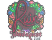 Sticker | rain (Embroidered) | Budapest 2025 image