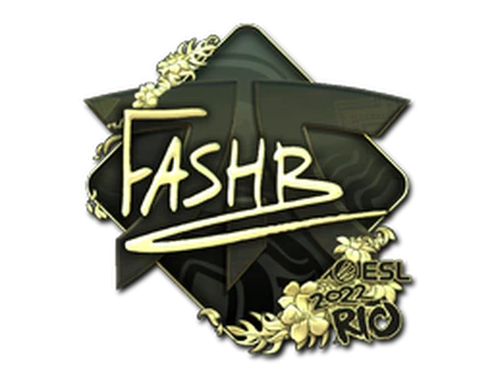Sticker | FASHR (Gold) | Rio 2022 image